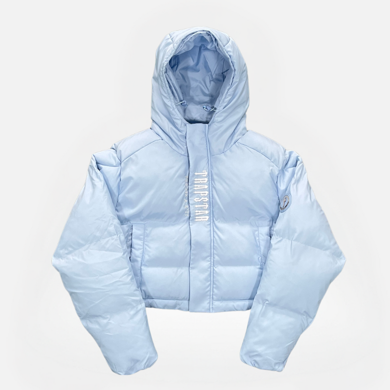 CHAQUETA PUFFER CROP DECODED 2.0 ICE BLUE