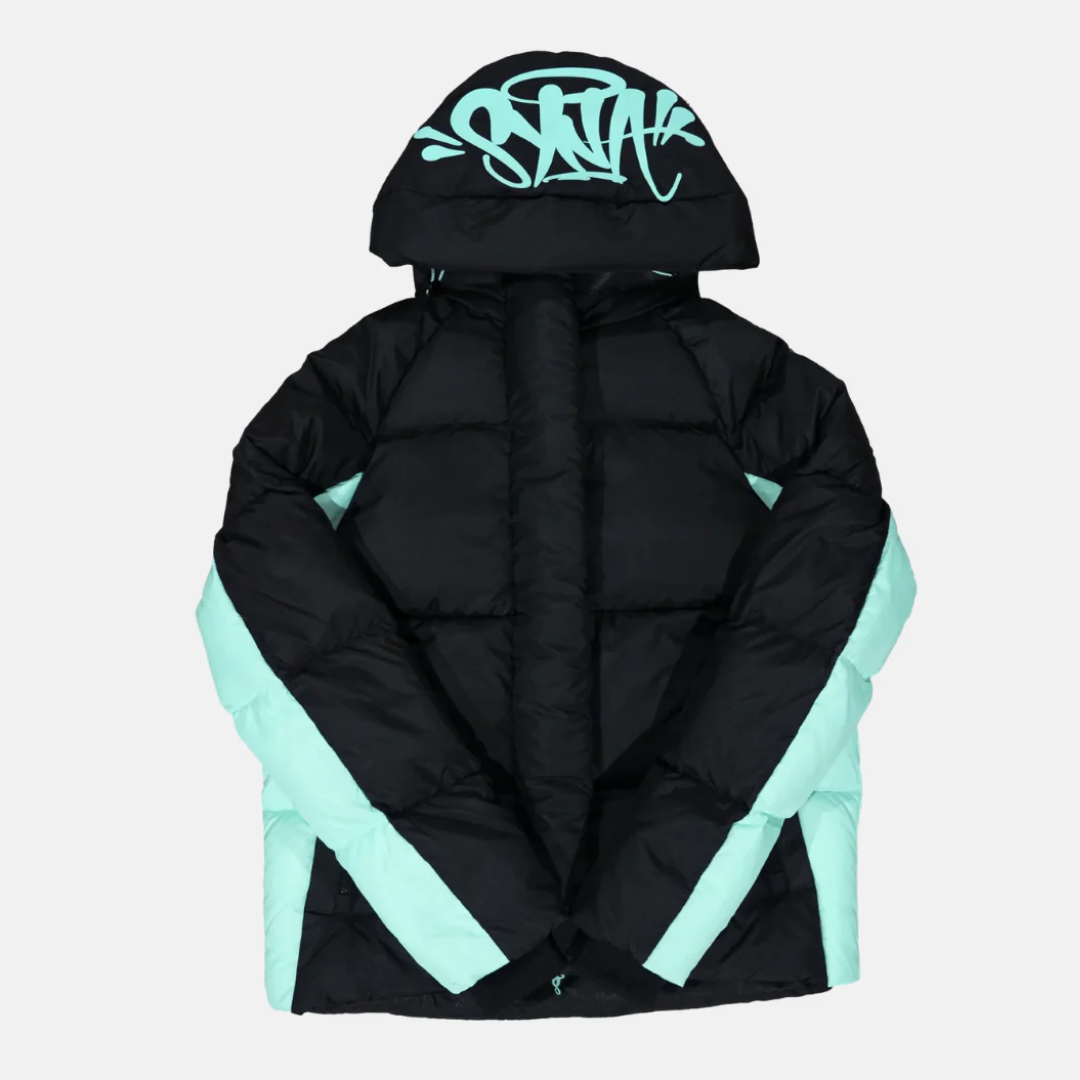 CHAQUETA SYNA WORLD BLACK AND ICE BLUE