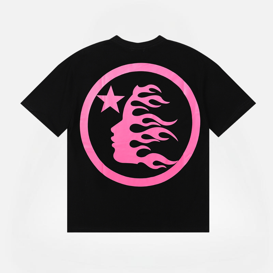 POLERA HELLSTAR CLASSIC BLACK-PINK