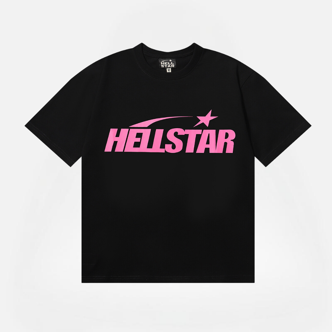 POLERA HELLSTAR CLASSIC BLACK-PINK