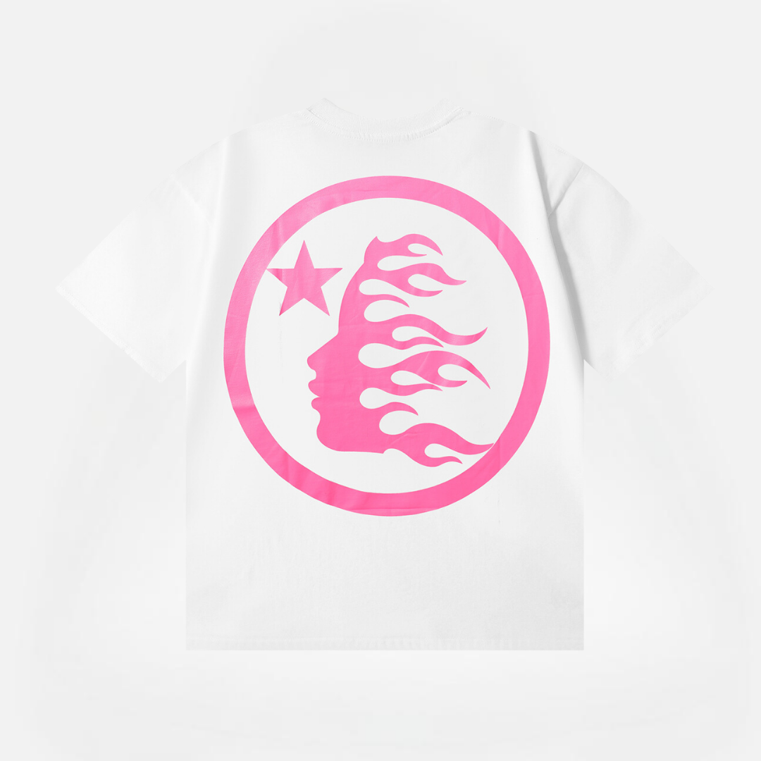 POLERA HELLSTAR CLASSIC WHITE-PINK