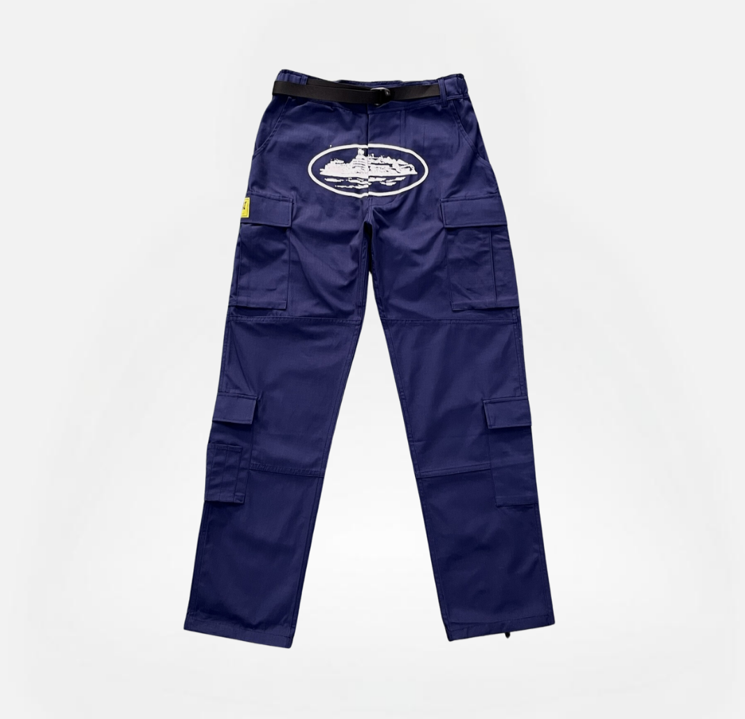 PANTALÓN CARGO BLUE WHITE