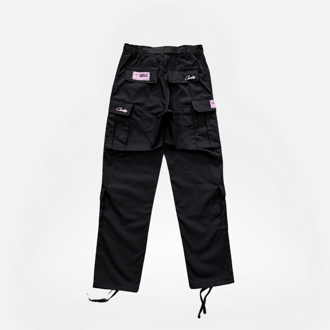 PANTALÓN CARGO BLACK PINK LOGO