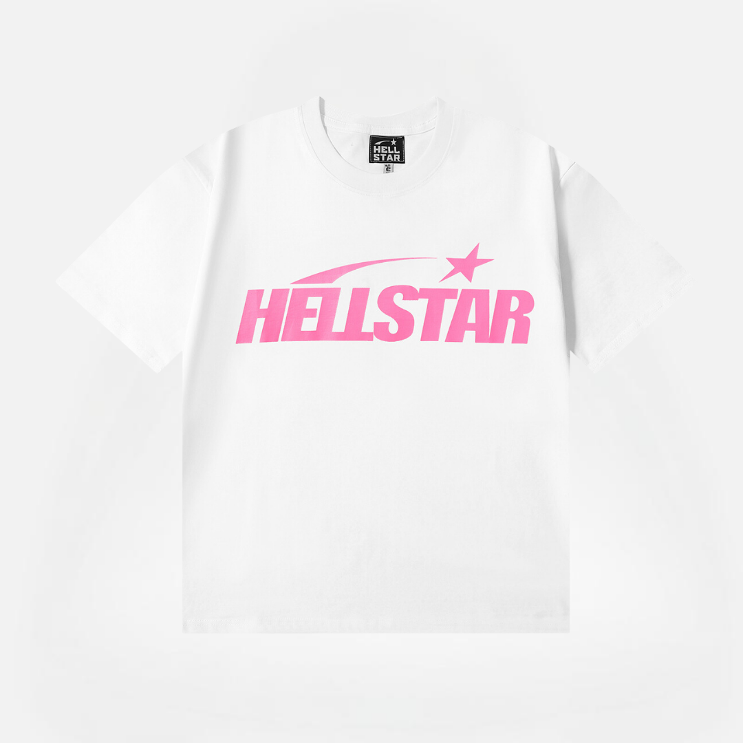 POLERA HELLSTAR CLASSIC WHITE-PINK