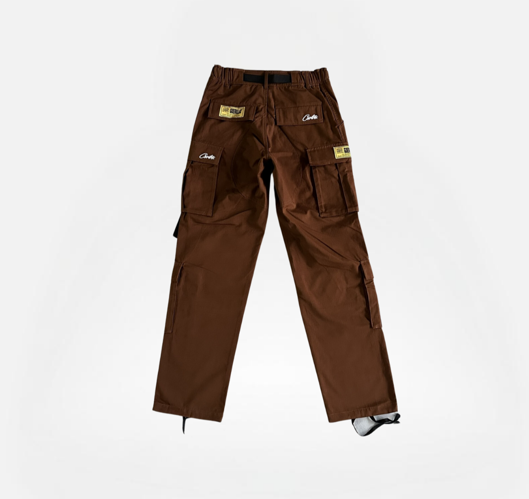 PANTALÓN CARGO BROWN WHITE