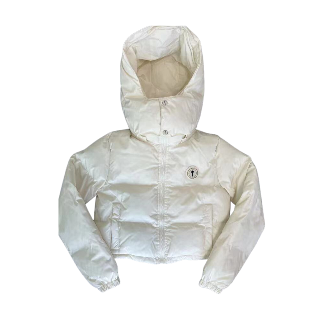 CHAQUETA PUFFER CROP DECODED 2.0 WHITE