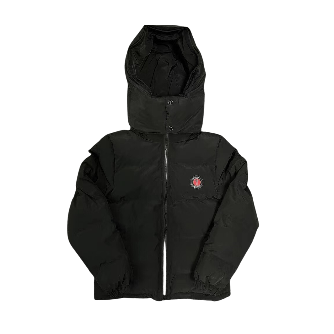 CHAQUETA PUFFER DETACHABLE  BLACK RED