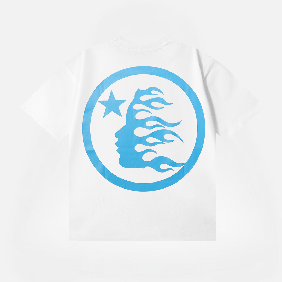 POLERA HELLSTAR CLASSIC WHITE-ICE BLUE