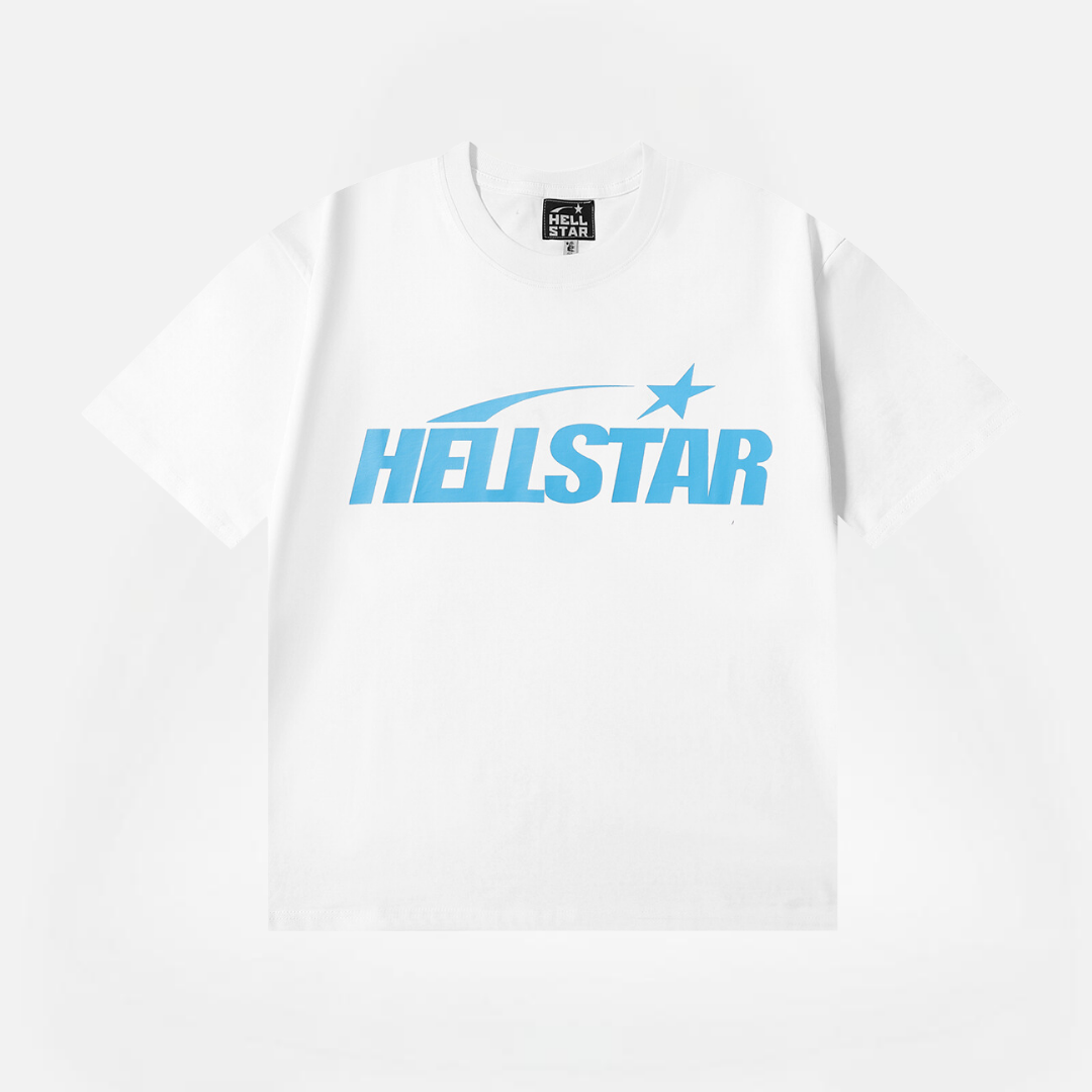 POLERA HELLSTAR CLASSIC WHITE-ICE BLUE