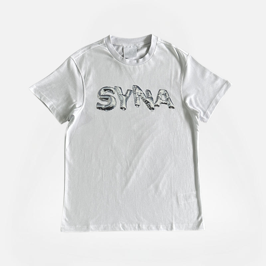 POLERA SYNA WHITE AND GREY