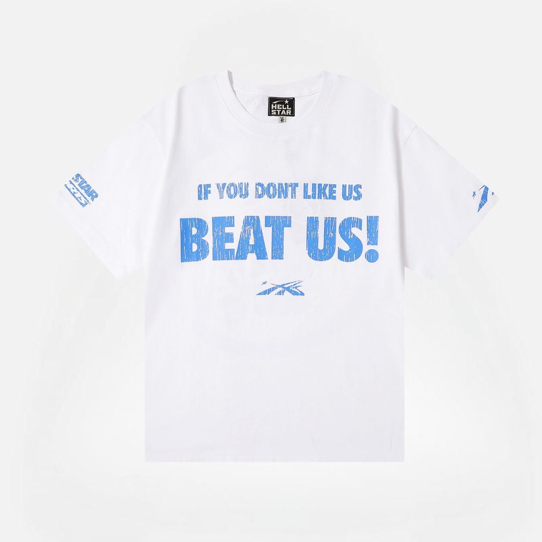 POLERA HELLSTAR BEAT US! BLUE