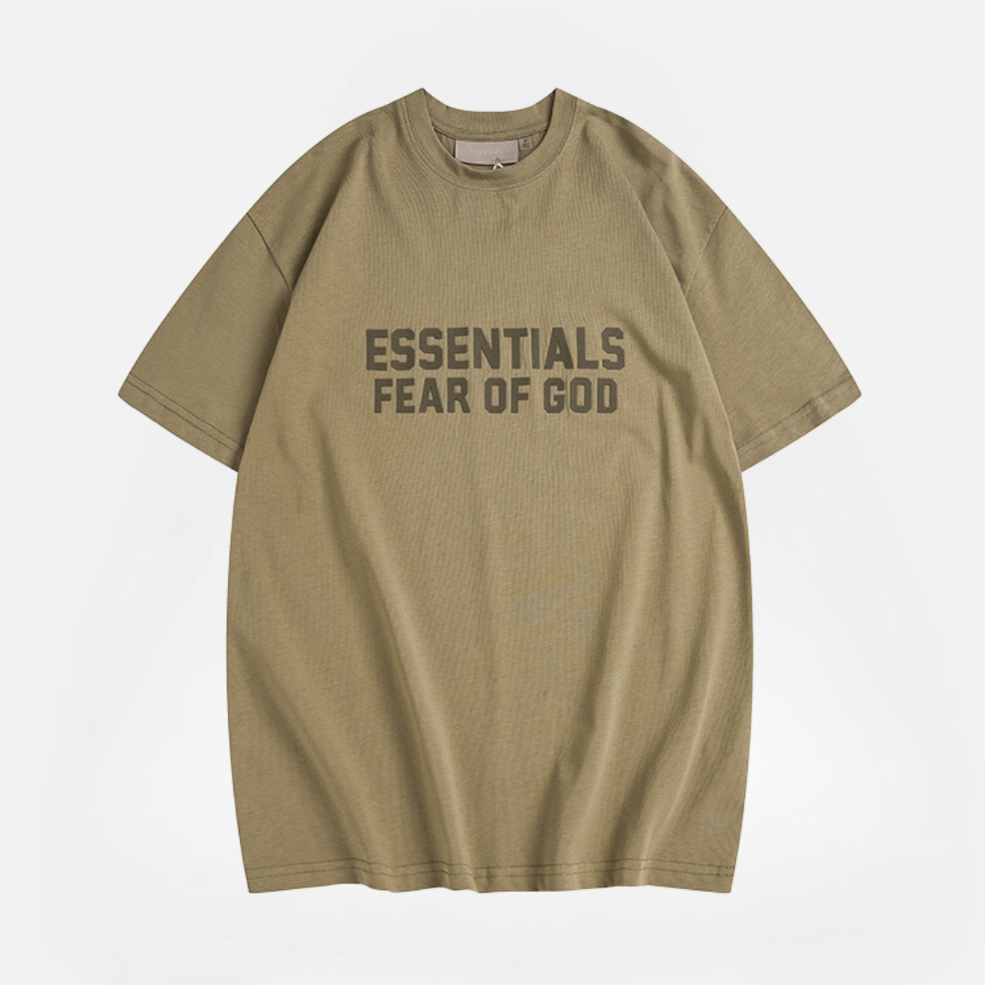 POLERA ESSENTIALS FEAR OF GOD DARK GREEN