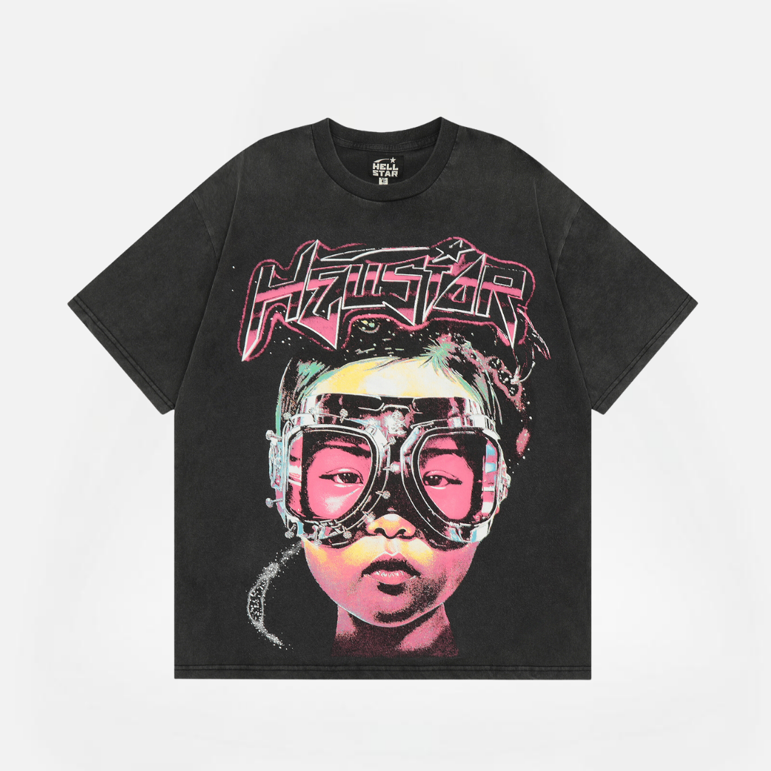 POLERA HELLSTAR THE FUTURE BLACK-PINK