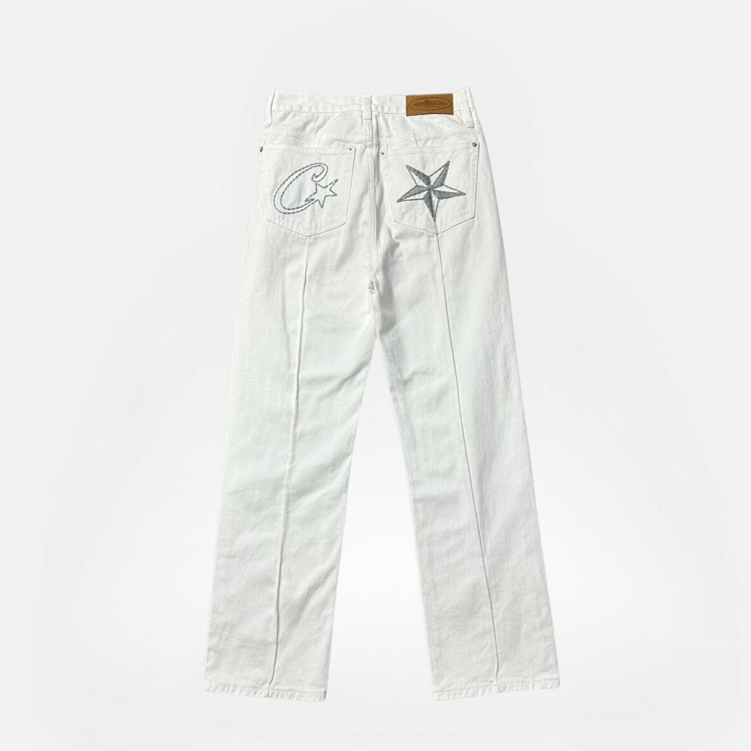 JEANS CORTEIZ WHITE