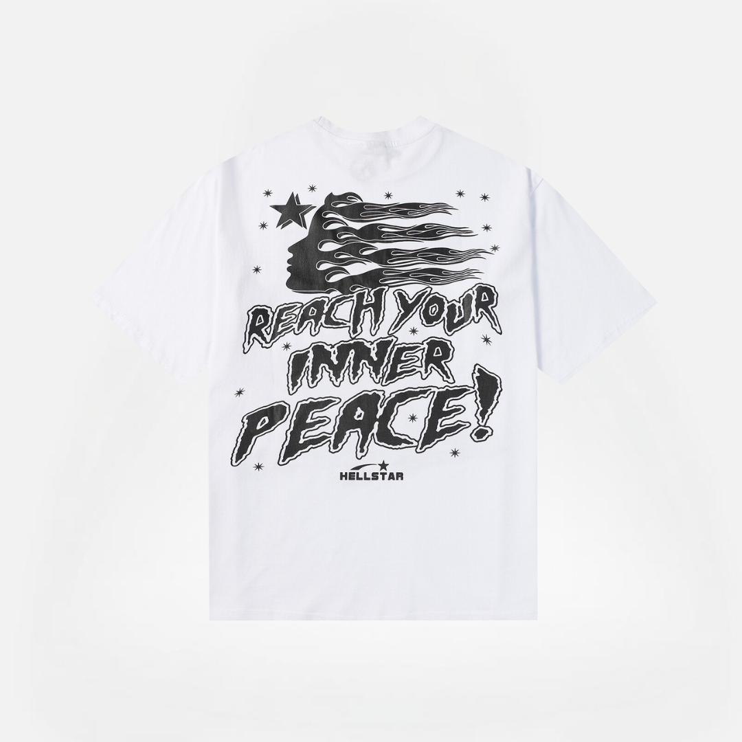 POLERA HELLSTAR INNER PEACE WHITE