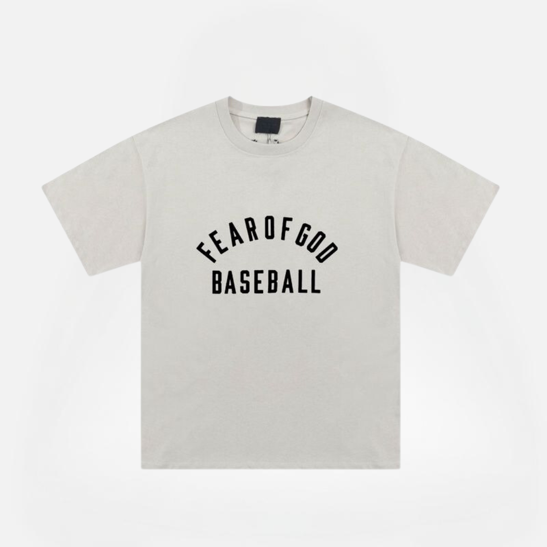 POLERA ESSENTIALS BASEBALL BLACK AND WHITE