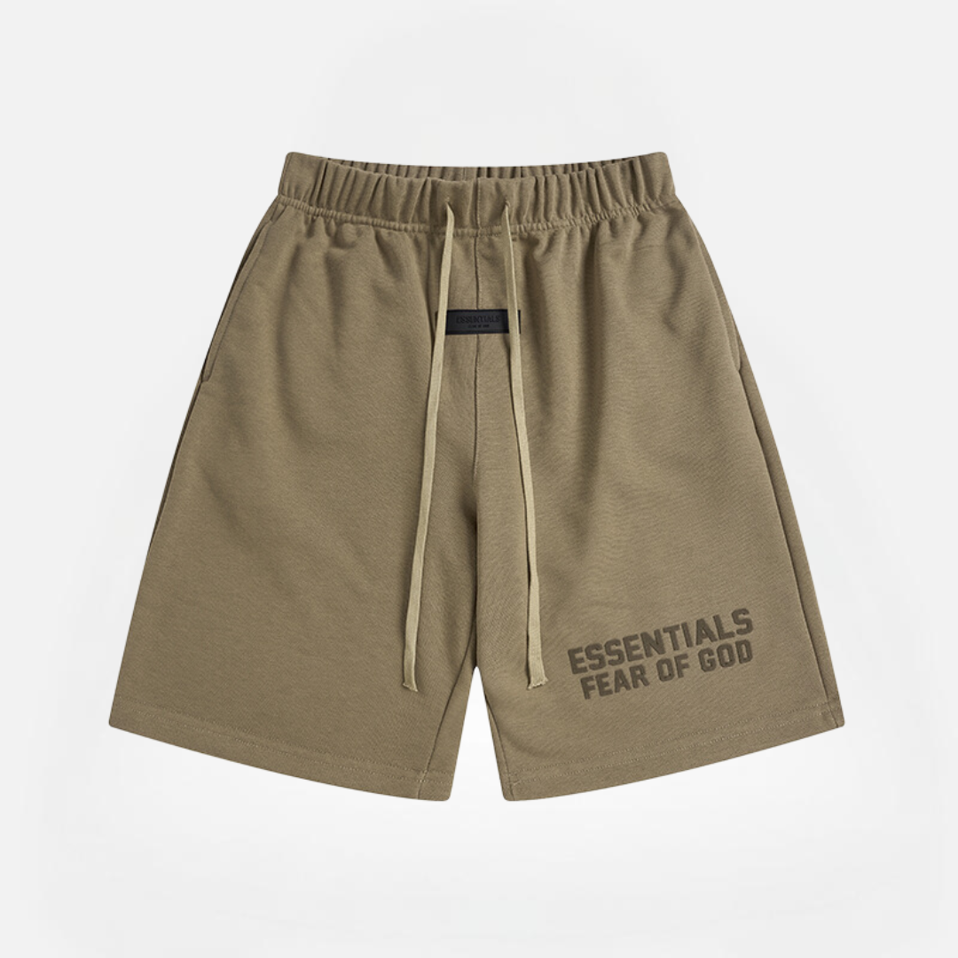 SHORT ESSENTIALS FEAR OF GOD DARK GREEN