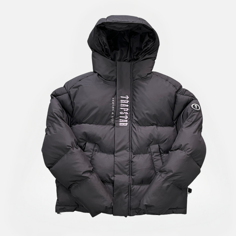 CHAQUETA PUFFER DECODED 2.0 BLACK AND WHITE