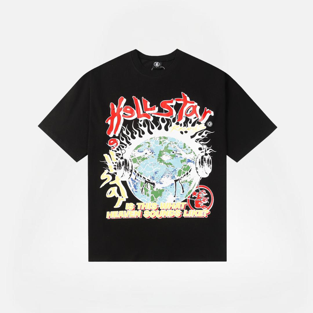 POLERA HELLSTAR WORLD BLACK