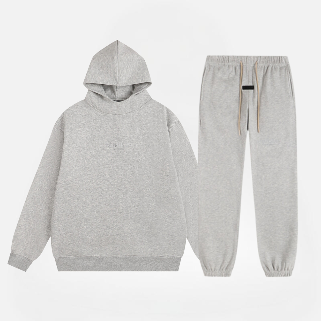 CONJUNTO ESSENTIALS FEAR OF GOD FW23 GREY