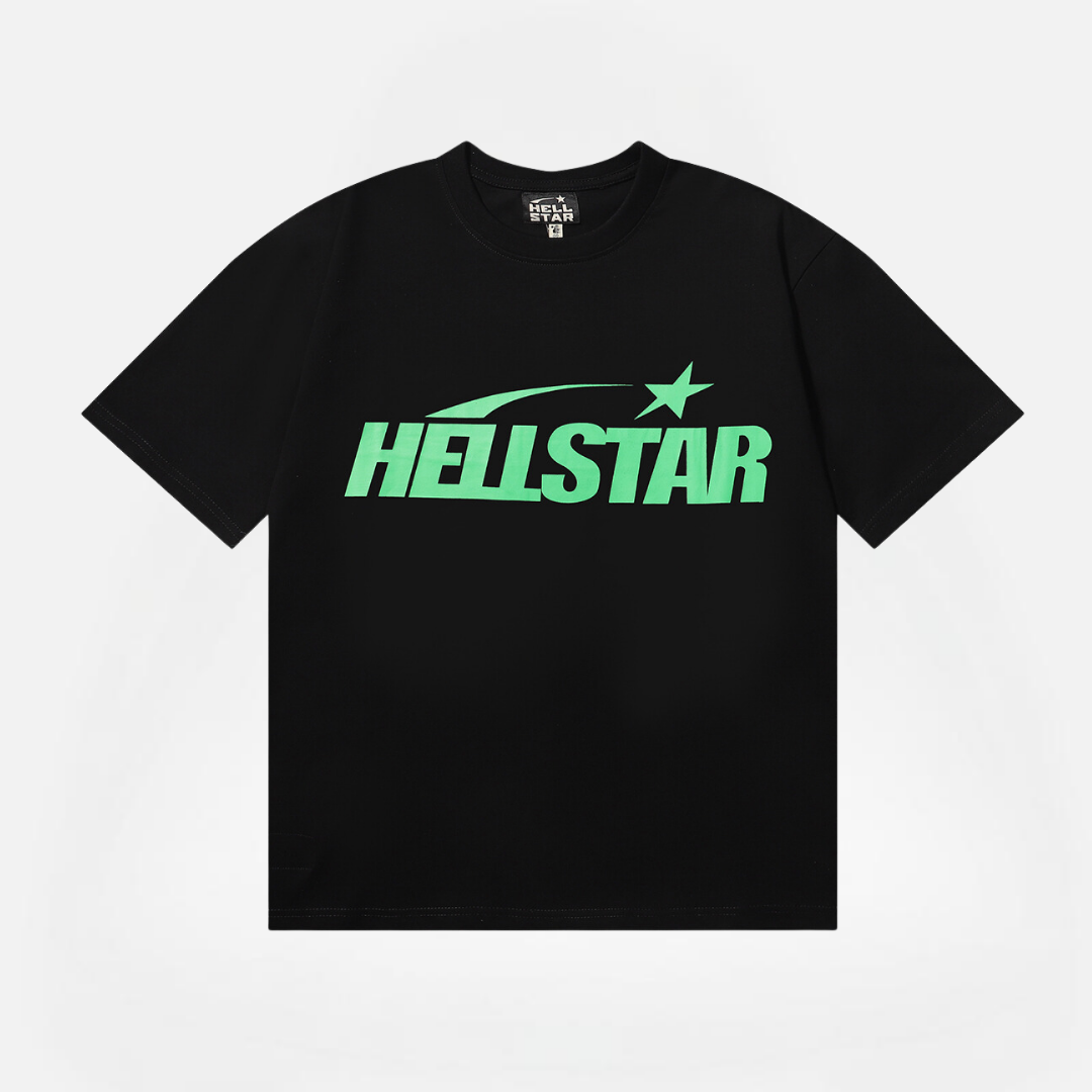 POLERA HELLSTAR CLASSIC BLACK-ICE GREEN