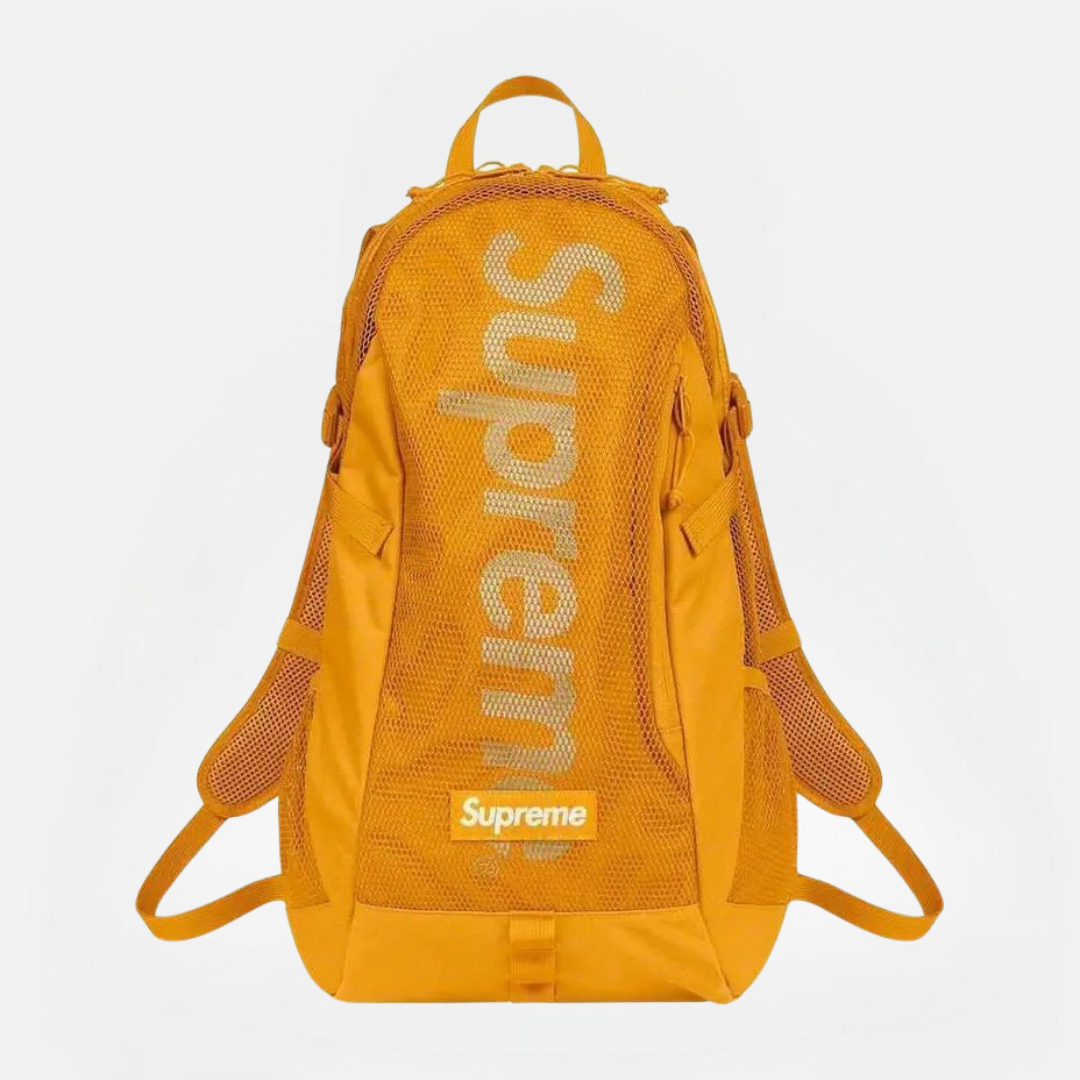 MOCHILA SUPREME LOGO YELLOW