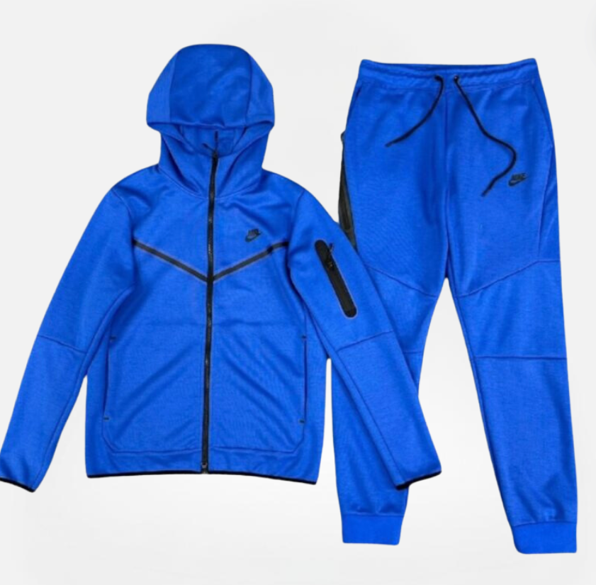 CONJUNTO NIKE TECH FLEECE BLUE