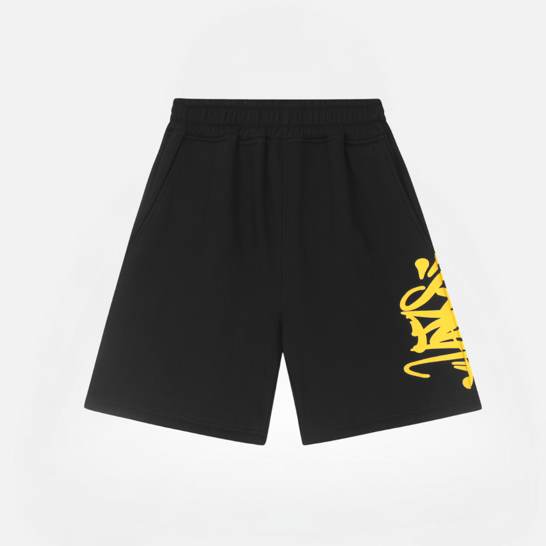 SHORT SYNA WORLD BLACK AND YELLOW